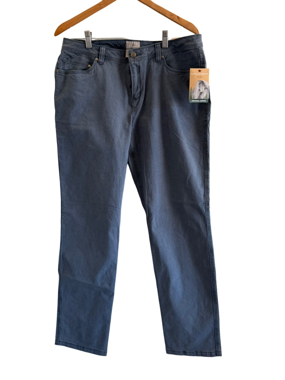 NWT Royal Robbins Billy Goat Stretch Boulder Pants Organic Canvas Size 12 - Picture 2 of 12